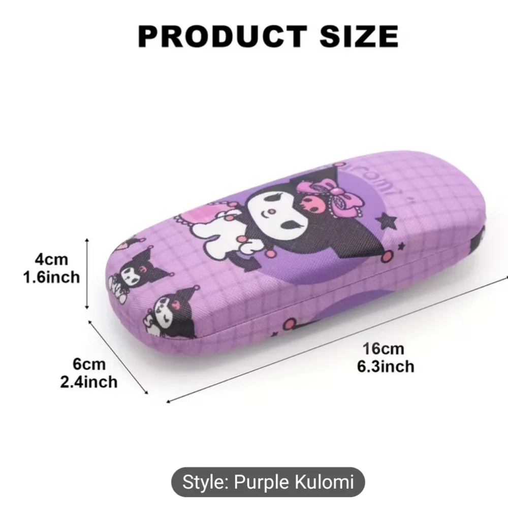 Purple Hard Shell Eyeglasses Case